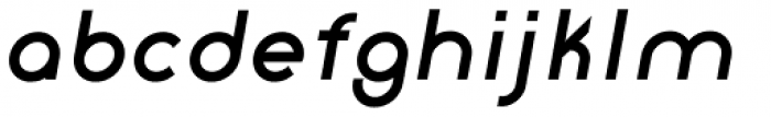 Etalon ExtraBold Italic Font LOWERCASE
