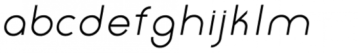 Etalon Medium Italic Font LOWERCASE