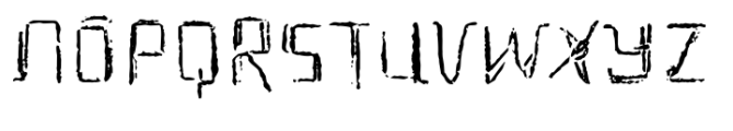 Etch A Sketch Font UPPERCASE