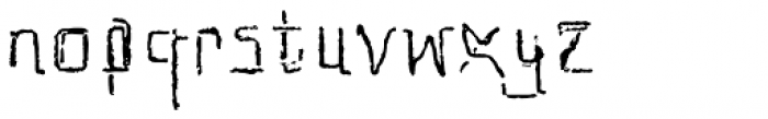 Etch Asketch Font LOWERCASE