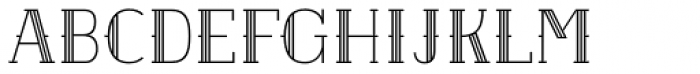 Etch Lined SC Font UPPERCASE