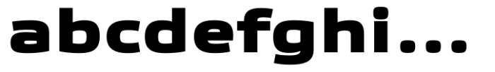 Etelka Black Expanded Font LOWERCASE