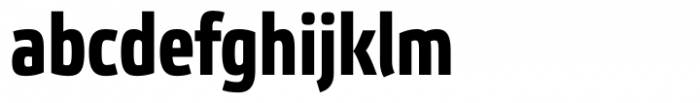Etelka Bold Condensed Font LOWERCASE