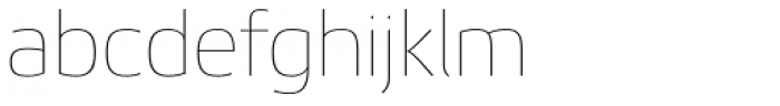 Etelka Sans Thin Font LOWERCASE