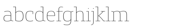 Etelka Slab Hairline FONT