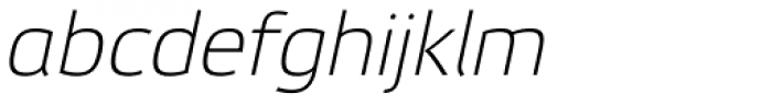 Etelka Thin Pro Italic Font LOWERCASE