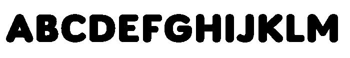 Etenira Black Font UPPERCASE