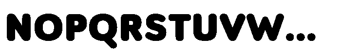Etenira Black Font UPPERCASE