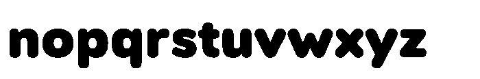 Etenira Black Font LOWERCASE
