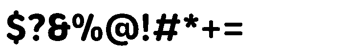 Etenira Bold Font OTHER CHARS