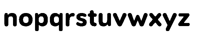 Etenira Bold Font LOWERCASE