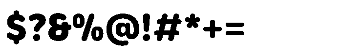 Etenira Extra Bold Font OTHER CHARS