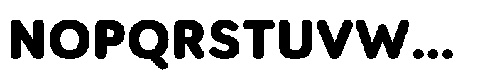Etenira Extra Bold Font UPPERCASE