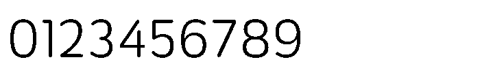 Etenira Light Font OTHER CHARS
