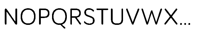 Etenira Light Font UPPERCASE