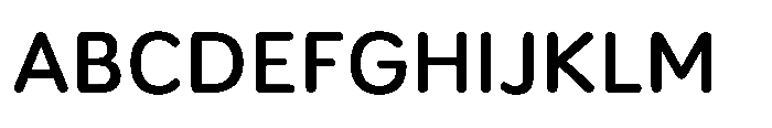 Etenira Medium Font UPPERCASE