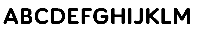 Etenira Semi Bold Font UPPERCASE
