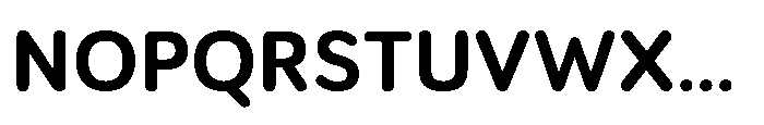 Etenira Semi Bold Font UPPERCASE