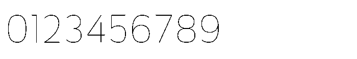 Etenira Thin Font OTHER CHARS