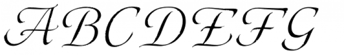 Eterea Calligraphic Caps Italic Font UPPERCASE