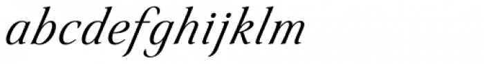 Eterea LC Italic Font LOWERCASE