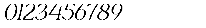 Eterna Churme Italic Font OTHER CHARS