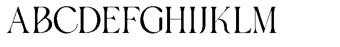 Eterna Churme Regular Font UPPERCASE