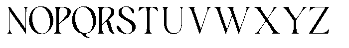 Eterna Churme Regular Font UPPERCASE