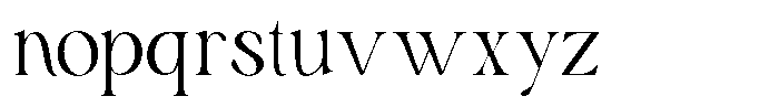 Eterna Churme Regular Font LOWERCASE