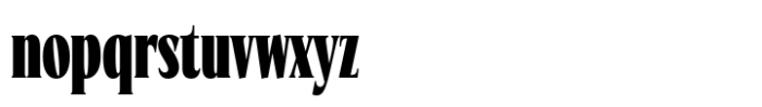 Eternal Collection Compressed Black Font LOWERCASE