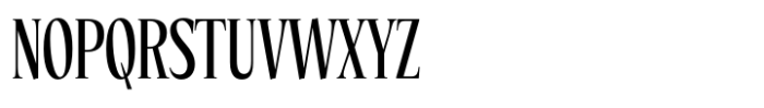 Eternal Collection Compressed Medium Font UPPERCASE