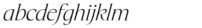 Eternal Collection Condensed Light Italic FONT