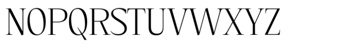 Eternal Collection Condensed Light Font UPPERCASE