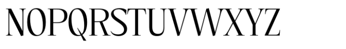 Eternal Collection Condensed Regular Font UPPERCASE