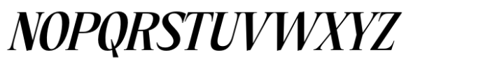 Eternal Collection Condensed Semi Bold Italic Font UPPERCASE