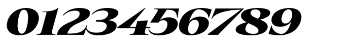 Eternal Collection Expanded Black Italic Font OTHER CHARS