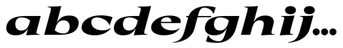 Eternal Collection Expanded Black Italic FONT