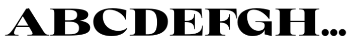 Eternal Collection Expanded Black Font UPPERCASE