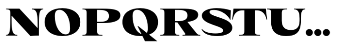 Eternal Collection Expanded Black Font UPPERCASE