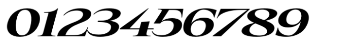 Eternal Collection Expanded Bold Italic Font OTHER CHARS