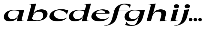 Eternal Collection Expanded Bold Italic FONT