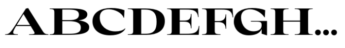 Eternal Collection Expanded Bold Font UPPERCASE