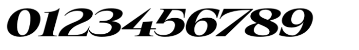 Eternal Collection Expanded Extra Bold Italic Font OTHER CHARS