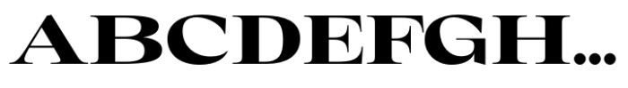 Eternal Collection Expanded Extra Bold Font UPPERCASE