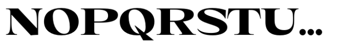 Eternal Collection Expanded Extra Bold Font UPPERCASE