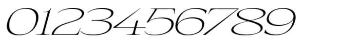 Eternal Collection Expanded Extra Light Italic Font OTHER CHARS