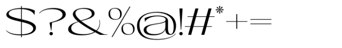 Eternal Collection Expanded Light Font OTHER CHARS