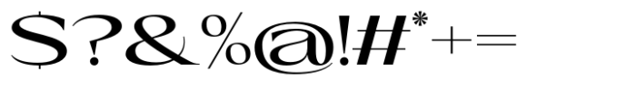 Eternal Collection Expanded Medium Font OTHER CHARS