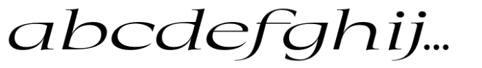 Eternal Collection Expanded Regular Italic FONT