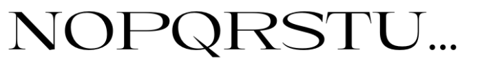 Eternal Collection Expanded Regular Font UPPERCASE